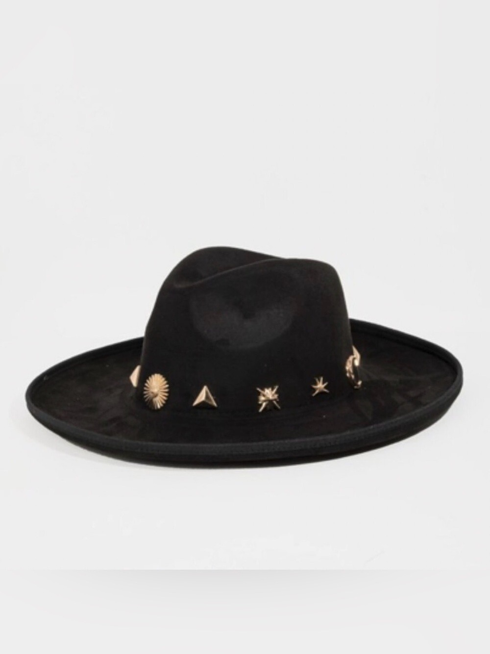 Bohemian Coco Studded Sun Star Moon Fedora